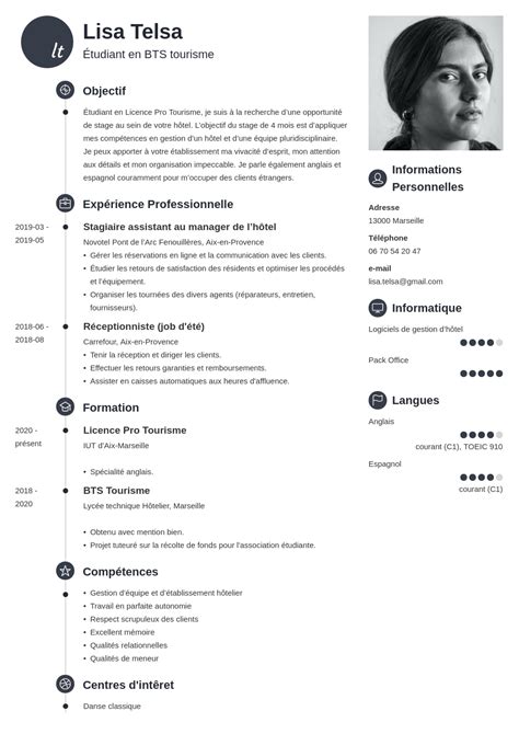 Modèle de CV simple, efficace et classique: 28。